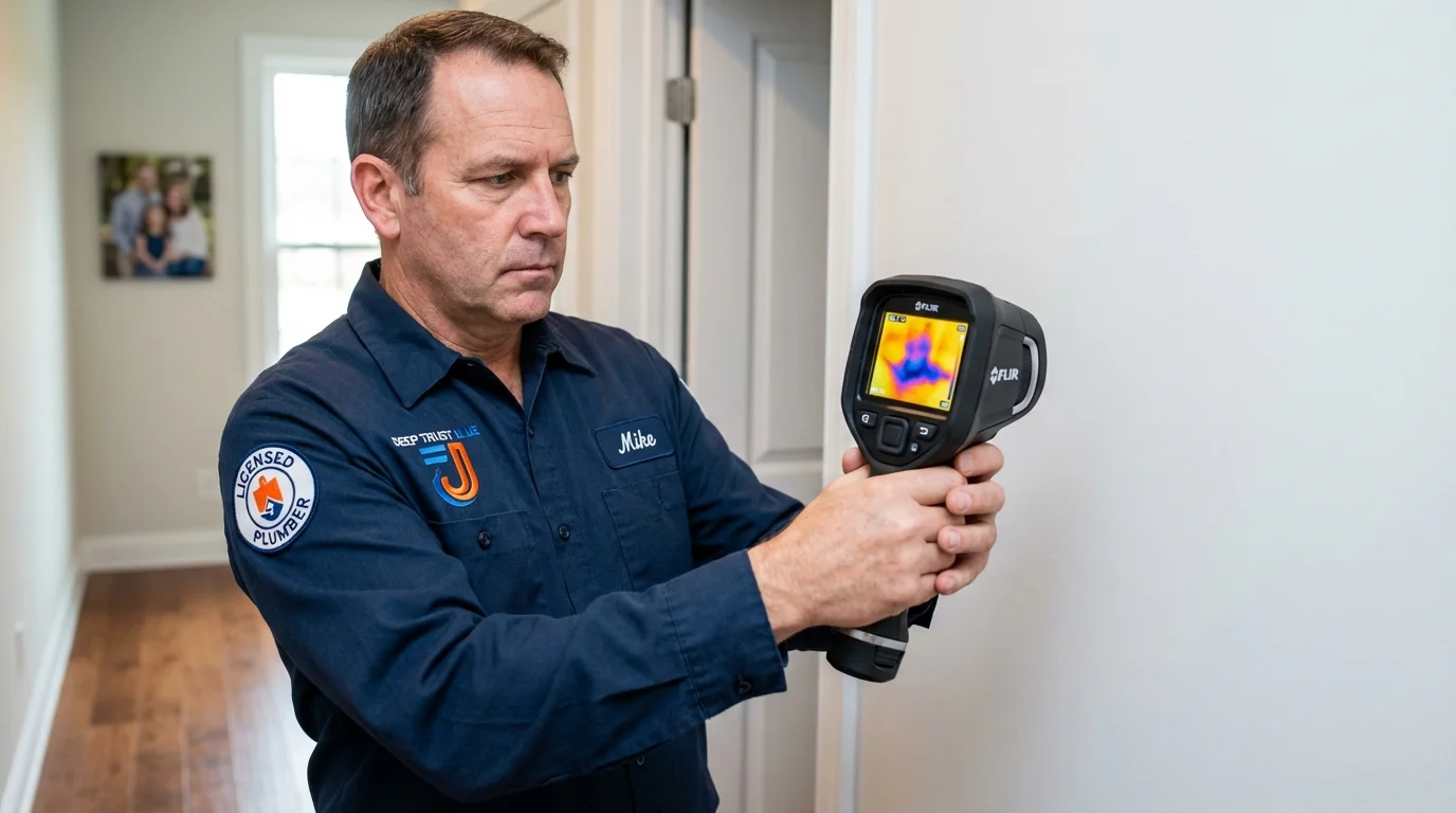 Thermal imaging leak detection by Johns Plumbing LLC in Philipsburg